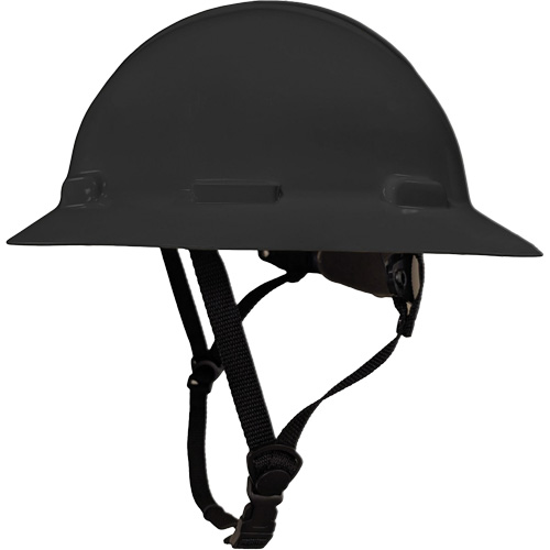 Casque de s&eacute;curit&eacute; &agrave; bordure compl&egrave;te LIDGUARD avec mentonni&egrave;re, R&eacute;pond aux normes CSA type 1, Suspension Rochet, Ventil&eacute; Superchem Industries