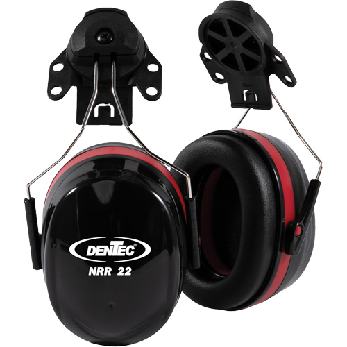 SEALTEC 500 Series Earmuff with Stainless Steel Dual Arms, Cap Mount, 26 dB NRR dB Superchem Industries