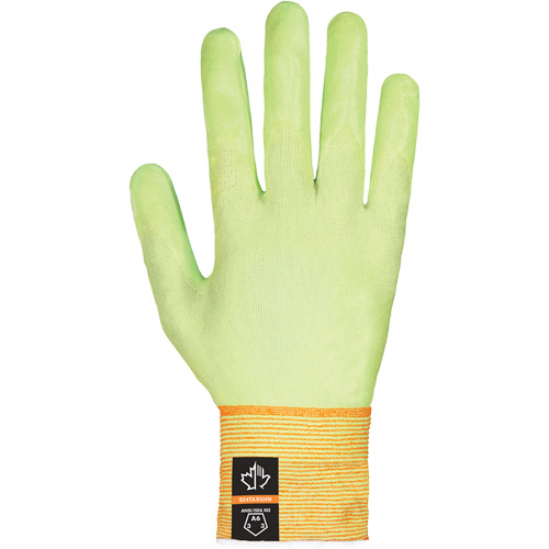 Gants ultra-fins haute visibilit&eacute; r&eacute;sistants &agrave; la coupe Dexterity Max, Taille 12, Rev&ecirc;tement Mousse de nitrile, Enveloppe en TenActiv, ASTM ANSI niveau A6 Superchem Industries