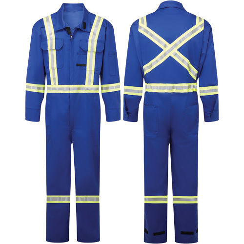 Combinaison de 9 oz FR Avenger, style 109, Hommes, Bleu royal, Taille 46 Superchem Industries