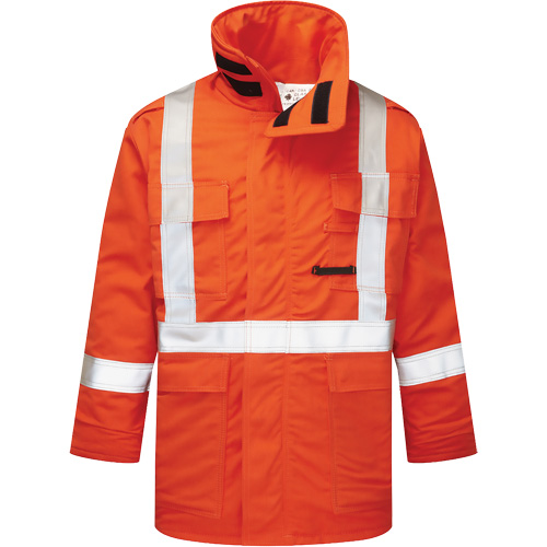 Parka isol&eacute; de 9 oz Haute visibilit&eacute; Avenger, style 515, Hommes, T-Grand (grande taille), Orange Superchem Industries