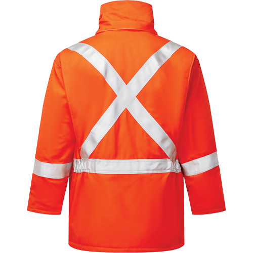 Parka isol&eacute; de 9 oz Haute visibilit&eacute; Avenger, style 515, Hommes, T-Grand (grande taille), Orange Superchem Industries