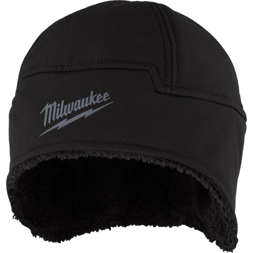 Secure Low-Profile Sherpa-Lined Beanie, Polyester Lining, Large/X-Large, Black Superchem Industries