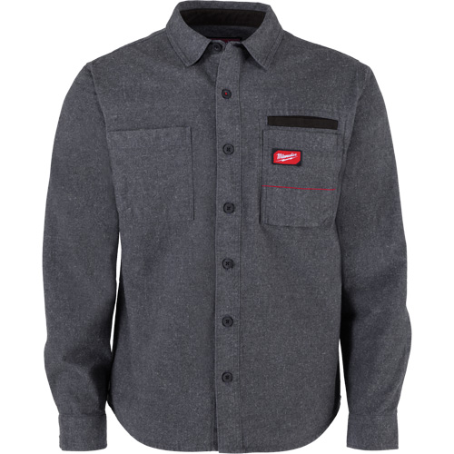 Chemise en flanelle GRIDIRON, Hommes, 3T-Grand, Gris Superchem Industries