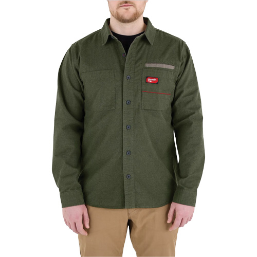 Chemise en flanelle GRIDIRON, Hommes, 2T-Grand, Vert Superchem Industries