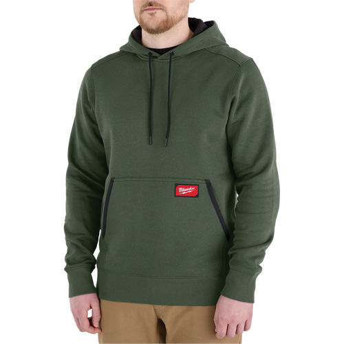 Chandail &agrave; capuchon de poids moyen FREEFLEX, Hommes, Petit, Vert Superchem Industries