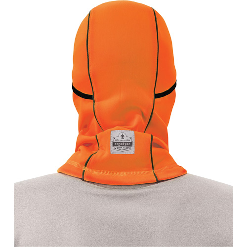 N-Ferno&reg; Wind-Proof & Hinged Balaclava Face Mask, Fleece, Orange Superchem Industries