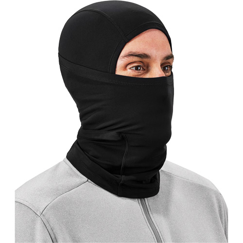 N-Ferno&reg; Dual-Layer Balaclava Face Mask, Nylon/Spandex, Black Superchem Industries