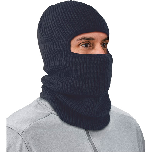 N-Ferno&reg; 2-Layer Rib Knit Freezer Balaclava Face Mask, Acrylic, Navy Superchem Industries