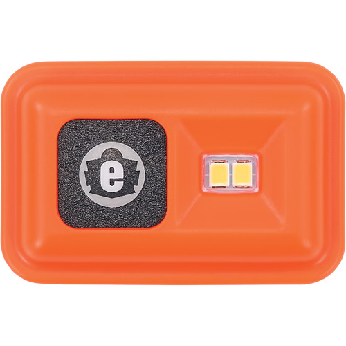N-Ferno&reg; Winter Skull Cap with LED Rechargeable Light, Fleece Lining, One Size, Orange Superchem Industries