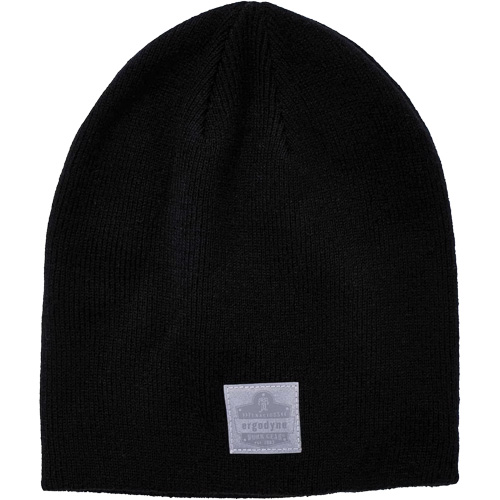 N-Ferno&reg; Rib Knit Winter Hat, Acrylic Lining, One Size, Black Superchem Industries
