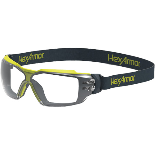 MX350 Safety Glasses with Gasket, Clear Lens, Anti-Fog/Anti-Scratch, ANSI Z87+/Meets/Exceeds CSA Z94.3 Superchem Industries