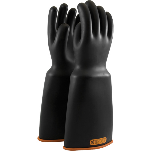 Gant isolant en caoutchouc NOVAX avec poignet en cloche, ASTM classe 4, Taille 9, 18" lo Superchem Industries