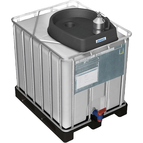 Entonnoir moyen gris en poly&eacute;thyl&egrave;ne r&eacute;sistant aux produits chimiques pour GRV, capacit&eacute; de 7,9 gal. Superchem Industries