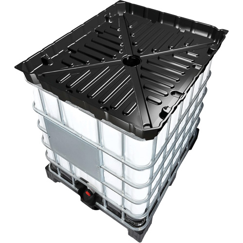Full Size 30 Gal. Black Chemically-Resistant Polyethylene Funnel Superchem Industries