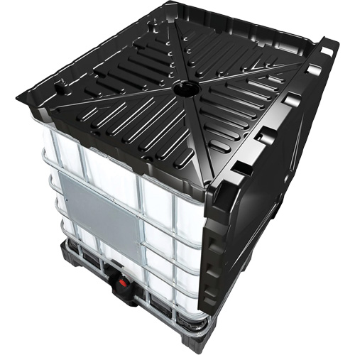 Ensemble dentonnoir GRV noir pleine grandeur de 30 gal Superchem Industries