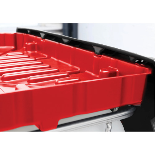 Full Size 30 Gal. Red Chemically-Resistant Polyethylene IBC Funnel Superchem Industries