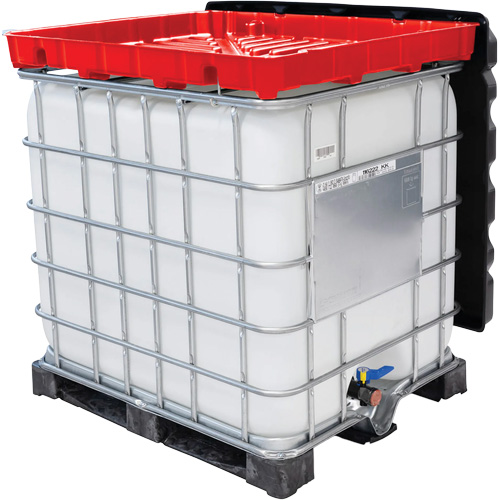Ensemble dentonnoir GRV rouge pleine grandeur de 30 gal Superchem Industries