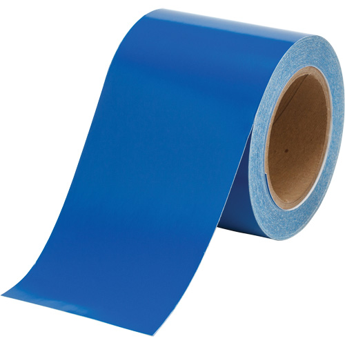 Pipe Marker Tape, 90', Blue Superchem Industries