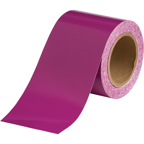 Pipe Marker Tape, 90', Purple Superchem Industries