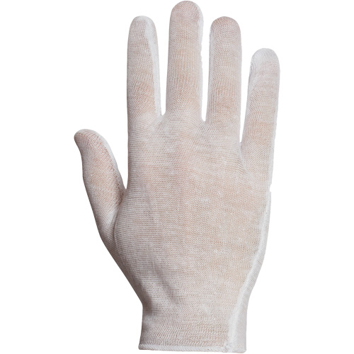 Gants d'inspection Superior ML40, Poly/coton, Poignet &agrave; ourlet, Taille unique Superchem Industries