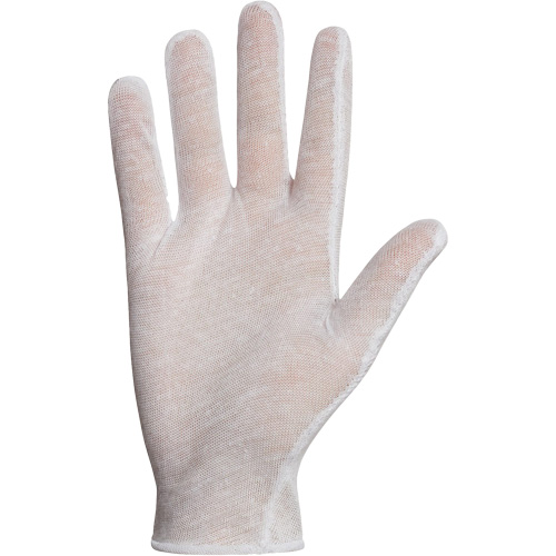 Gants d'inspection Superior ML40, Poly/coton, Poignet &agrave; ourlet, Taille unique Superchem Industries