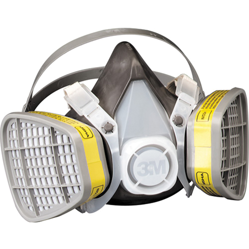 Respirateur pour vapeurs organiques/gaz acide, &eacute;lastom&egrave;re/Thermoplastique, Petit Superchem Industries