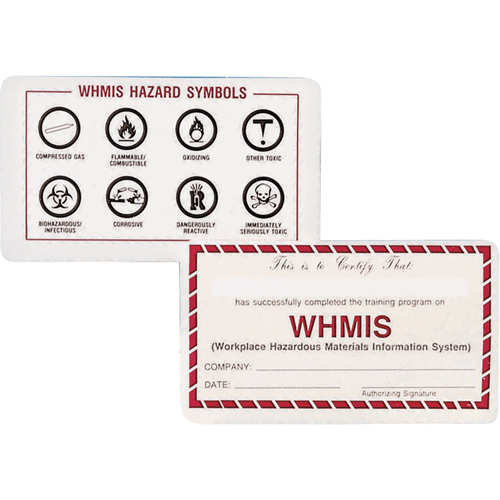 WHMIS Wallet Cards Superchem Industries