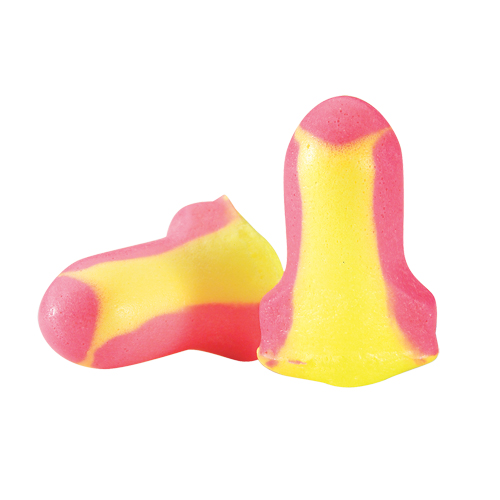 Bouchons d'oreilles en mousse multicolores Laser Lite de Howard Leight, Paire - Sac en poly Superchem Industries