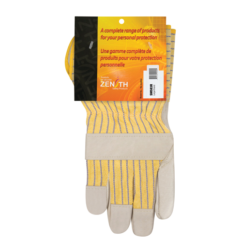 Gants d'ajusteur &agrave; paume s&egrave;che d'usage standard, Grand, Paume en Cuir fleur de vache, Doublure en Coton Superchem Industries