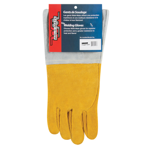 Gants de soudage TIG &agrave; ajustement sup&eacute;rieur, Cuir de daim refendu, Taille T-Grand Superchem Industries