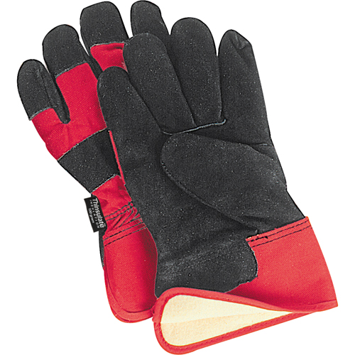 Superior Warmth Winter-Lined Fitters Gloves, Large, Split Cowhide Palm, Thinsulate Inner Lining Superchem Industries