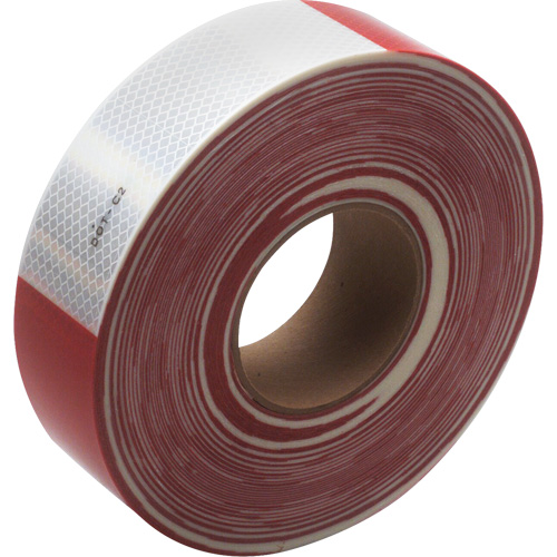 3M Scotchlite Diamond Grade Conspicuity Sheeting Series 984, 2" W x 150' L, Red & White Superchem Industries