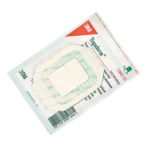 Tegaderm Transparent Dressing With Absorbent Pad, Rectangular/Square, 4", Plastic, Sterile Superchem Industries