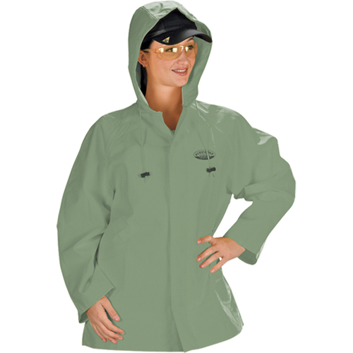 V&ecirc;tements imperm&eacute;ables Hurricane ignifuges et r&eacute;sistants &agrave; l'huile, veste, 4T-Grand, Vert Superchem Industries