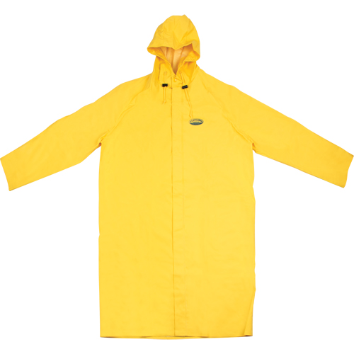 V&ecirc;tement imperm&eacute;able Hurricane ignifuge et r&eacute;sistans &agrave; l'huile, manteau de 48', 3T-Grand, Jaune Superchem Industries