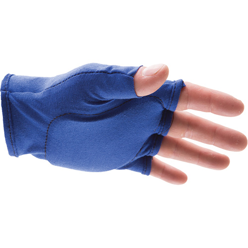 Anti-Impact Fingerless Right-Hand Glove Liner, 6/X-Small, Synthetic Palm, Slip-On Cuff Superchem Industries