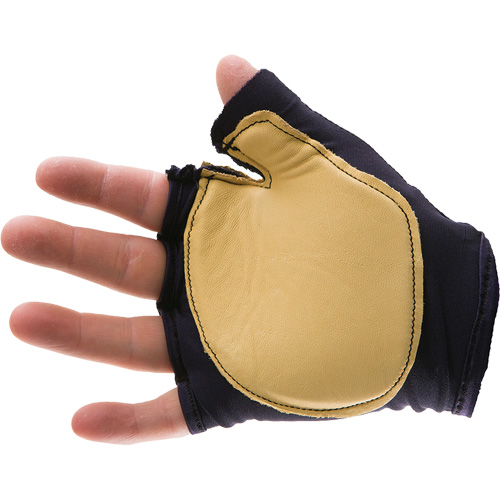 Anti-Impact Tool Grip Fingerless Right-Hand Glove, Size X-Small, Grain Leather Palm Superchem Industries