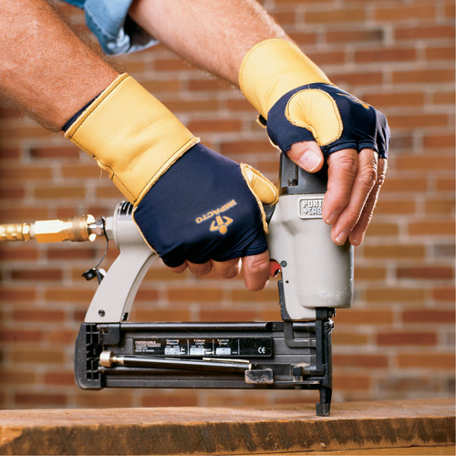 Gants de protection sup&eacute;rieure contre les impacts & les microtraumarismes r&eacute;p&eacute;t&eacute;s, main gauche, Taille T-petit, Paume Cuir fleur Superchem Industries