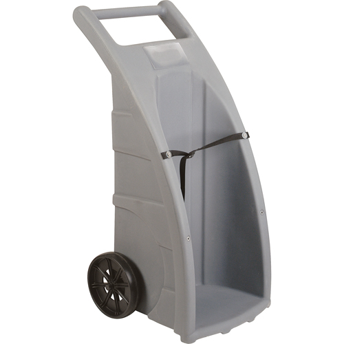 Cylinder Cart, Rubber Wheels, 23" W x 24" L Base, 500 lbs. Superchem Industries