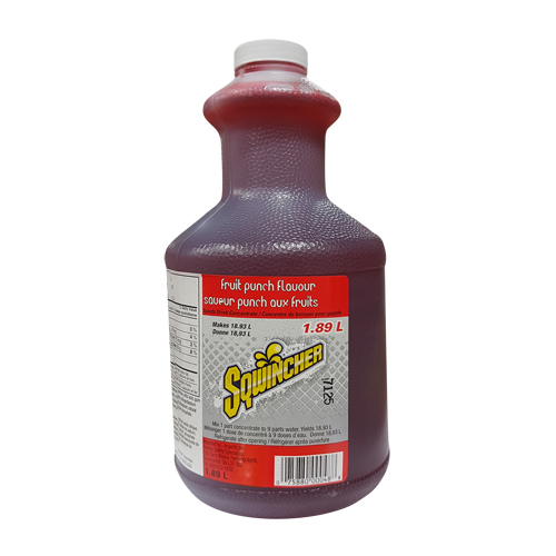 Sqwincher&reg; Rehydration Drink, Concentrate, Fruit Punch Superchem Industries