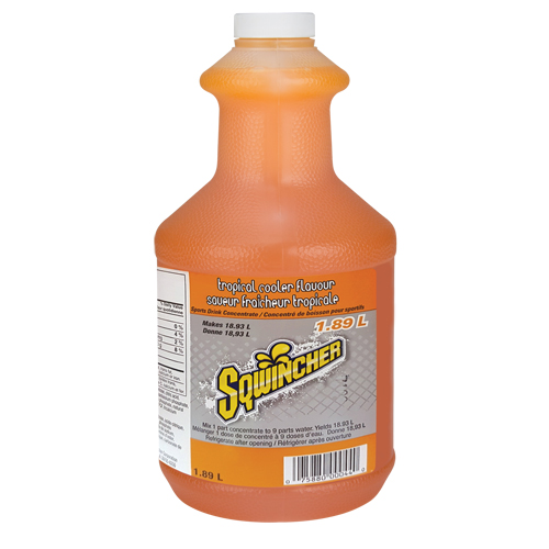 Sqwincher Boisson de r&eacute;hydratation, Concentr&eacute;, Fraîcheur tropicale Superchem Industries