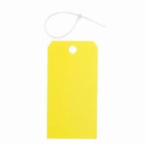 Blank Accident Prevention Tags, Metal, 3" W x 5-3/4" H Superchem Industries