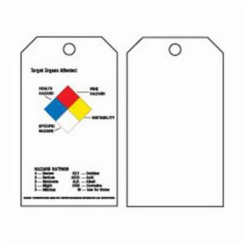 &eacute;tiquettes auto-plastifiantes du droit &agrave; l'information, Polyester, 3" la x 5-3/4" h, Anglais Superchem Industries