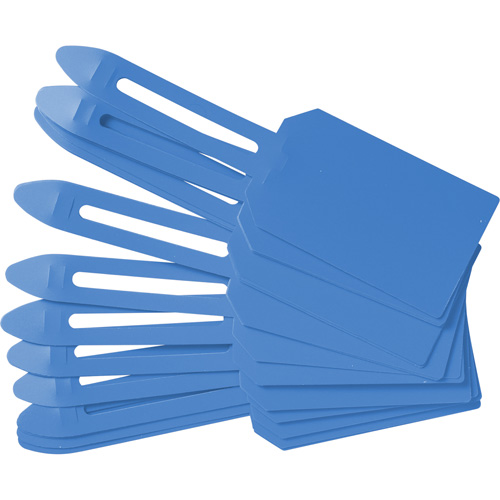 &eacute;tiquettes de cadenassage vierges en plastique, Plastique, 3-1/4" la x 5-4/5" h, Vierge Superchem Industries