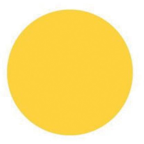 Round Write-On Labels, Circle, 1.5" L x 1.5" W, Yellow Superchem Industries