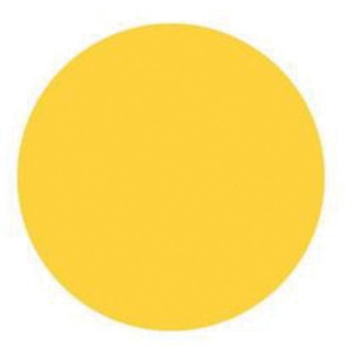 Round Write-On Labels, Circle, 3" L x 3" W, Yellow Superchem Industries