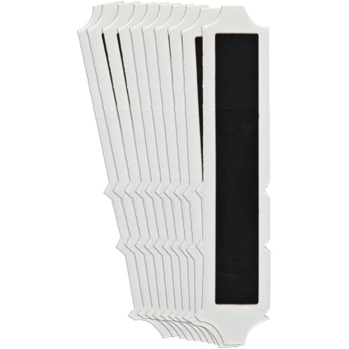 Quick-Align&reg;Individual Gothic Number and Letter Labels, I, 4" H, Black Superchem Industries
