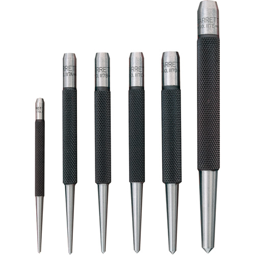 Centre Punches With Round Shanks, 5 Pieces Superchem Industries