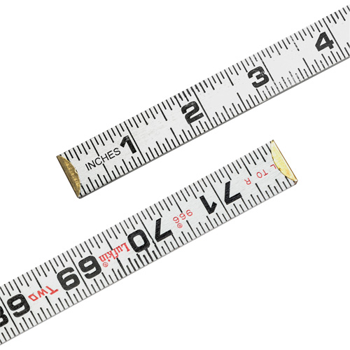 R&egrave;gle Red End Two Way, 6' lo, Bois, Graduations de 1/16" Superchem Industries